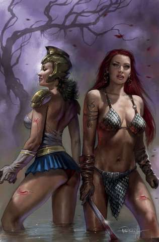 Red Sonja: The Superpowers #5 (Parrillo Virgin Cover)