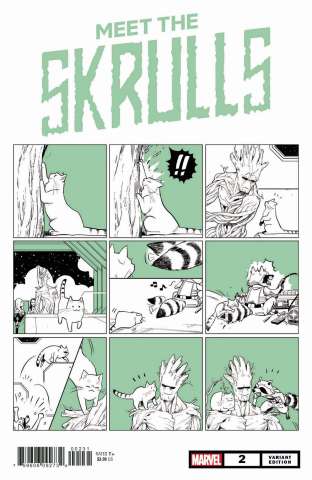 Meet the Skrulls #2 (Fuji Cat Cover)