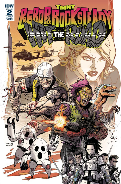 Teenage Mutant Ninja Turtles: Bebop and Rocksteady Hit the Road #2 (Weaver Cover)