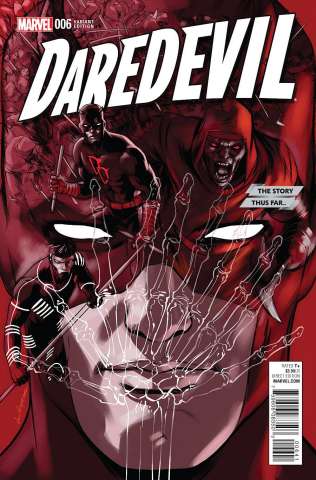 Daredevil #6 (Lopez Story Thus Far Cover)