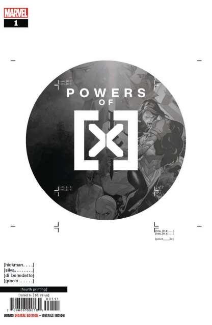 Powers of X #1 (Silva 4th Printing)