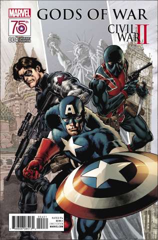 Civil War II: Gods of War #4 (Captain America 75th Anniversary Cover)