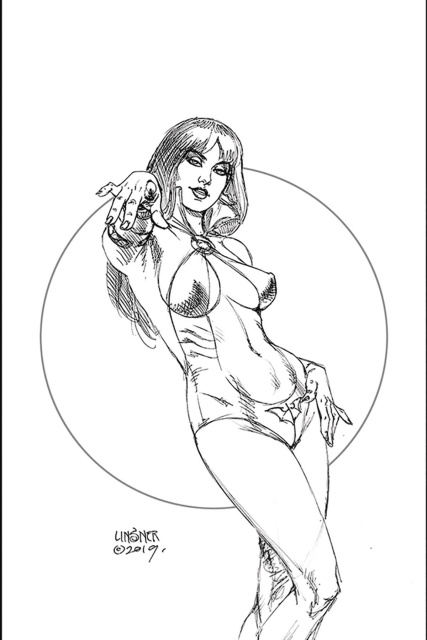 Vampirella #1 (Linsner Virgin B&W Cover)