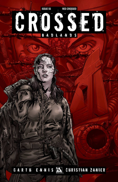Crossed: Badlands #55 (Red Crossed Cover)