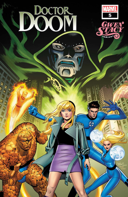 Doctor Doom #5 (Ortega Gwen Stacy Cover)