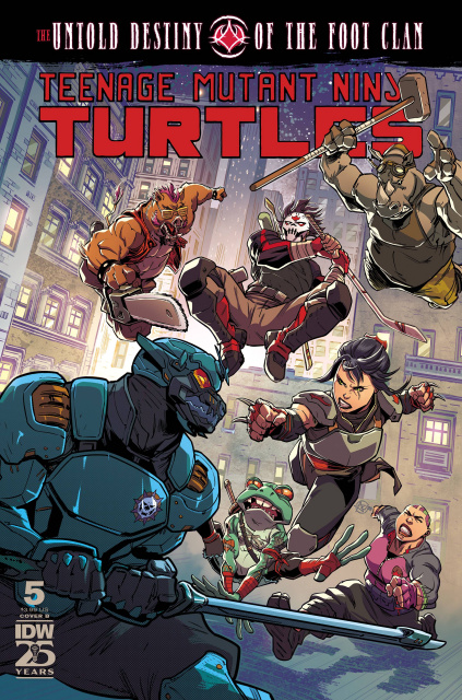 Teenage Mutant Ninja Turtles: The Untold Destiny of the Foot Clan #5 (Medel Cover)