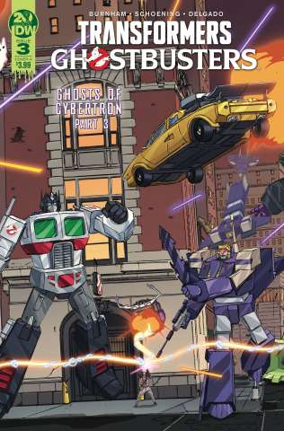 The Transformers / Ghostbusters #3 (Schoening Cover)