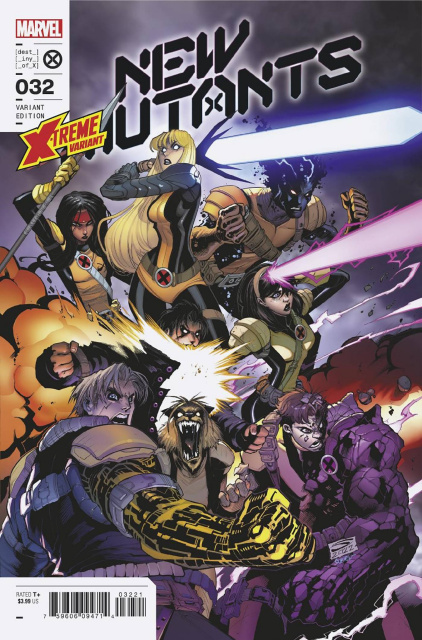 New Mutants #32 (Sandoval X-Treme Marvel Cover)