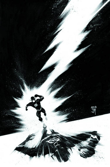 The Flash #22 (Black & White Cover)