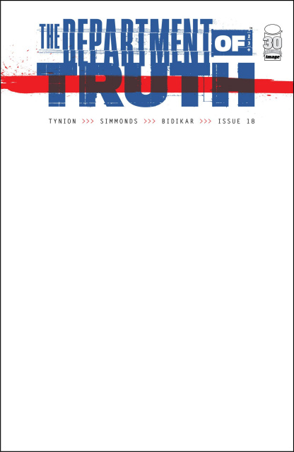 The Department of Truth #18 (Blank Cover)