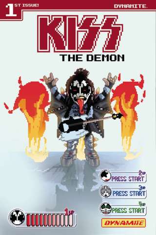 KISS: The Demon #1 (Adams 8-Bit Cover)