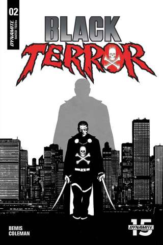 Black Terror #2 (20 Copy Fornes B&W Cover)