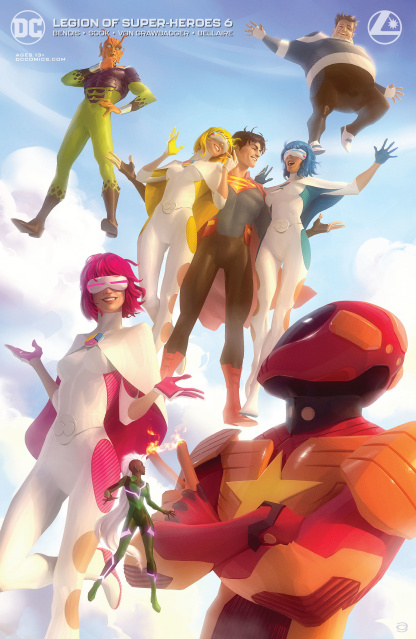 The Legion of Super Heroes #6 (Card Stock Alex Garner Cover)