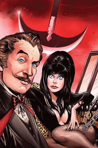 Elvira Meets Vincent Price #1 (Samu Virgin Cover)