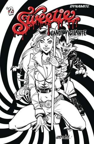 Sweetie: Candy Vigilante #2 (7 Copy Zornow B&W Cover)