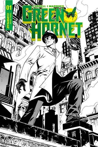 Green Hornet #1 (7 Copy Geovani B&W Cover)
