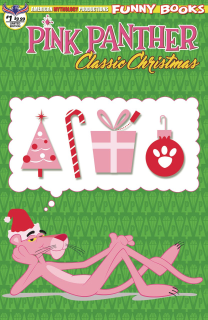 The Pink Panther Classic Christmas #1 (Retro Animation Cover)