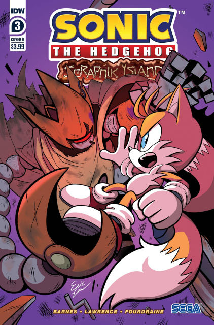 Sonic the Hedgehog: Scrapnik Island #3 (Lide Cover)