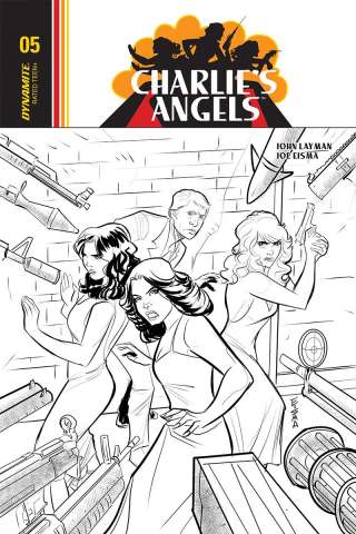 Charlie's Angels #5 (10 Copy Eisma B&W Cover)
