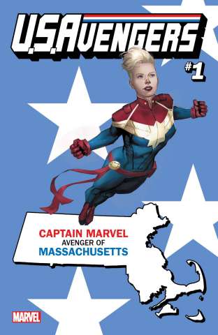 U.S.Avengers #1 (Reis Massachusetts State Cover)