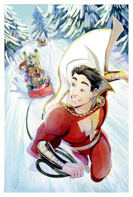 Shazam! #18 (Manou Azumi Card Stock Cover)