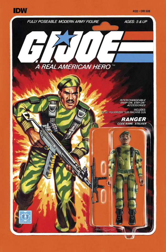 G.I. Joe A Real American Hero 222 (Subscription Cover) Fresh Comics