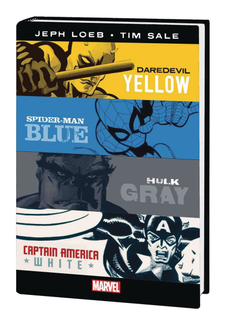 Daredevil Yellow, Spider-Man Blue, Hulk Gray & Captain America White (Omnibus)