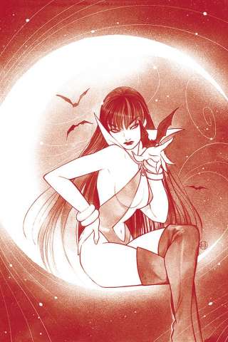 Vampirella #15 (Momoko Blood Red Line Art Virgin Cover)