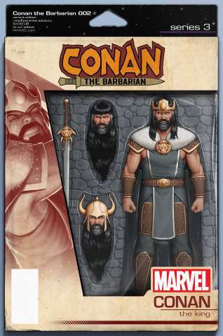 Conan the Barbarian #2 (Christopher Action Figure Cover)
