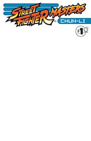 Street Fighters Masters: Chun Li #1 (Blank Sketch Cover)