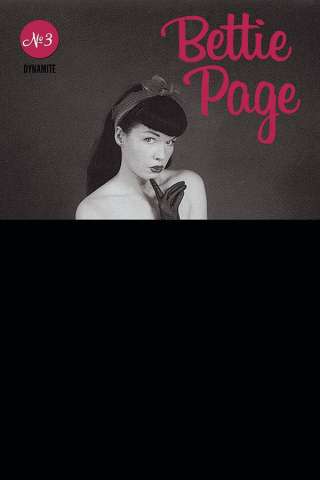 Bettie Page #3 (Black Bag Photo Cover)