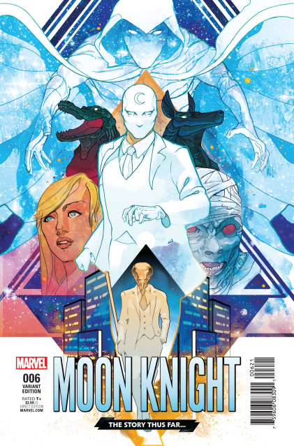 Moon Knight #6 (Ward Story Thus Far Cover)