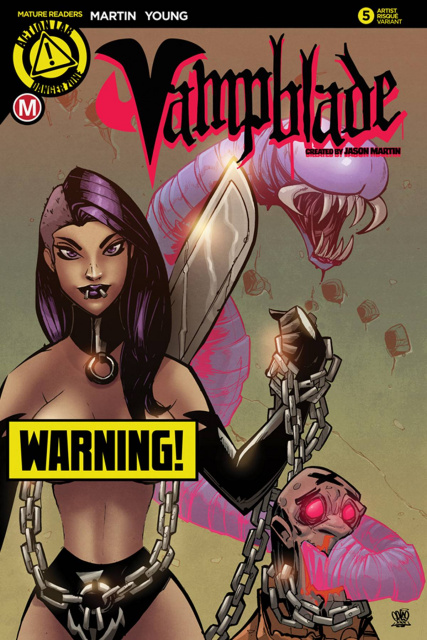 Vampblade #5 (Trom Risque Cover)