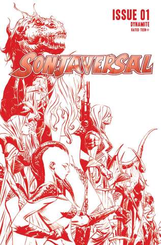 Sonjaversal #1 (Lee Crimson Line Art Cover)