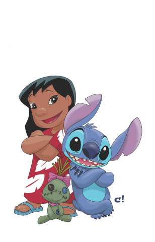 Lilo & Stitch #8 (7 Copy Rousseau Color Bleed Virgin Cover)