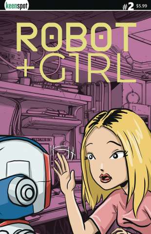 Robot + Girl #2 (Mike White Cover)