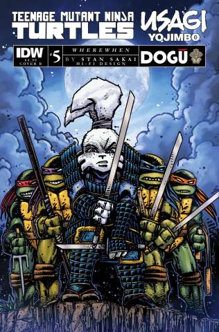 Teenage Mutant Ninja Turtles / Usagi Yojimbo: Wherewhen #5 (Eastman Cover)