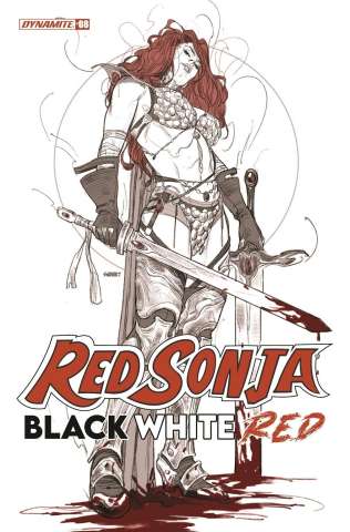 Red Sonja: Black, White, Red #8 (Sway Cover)