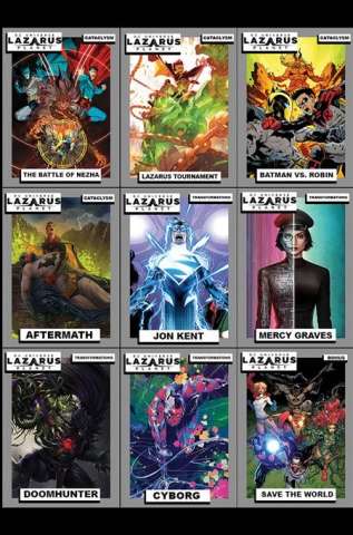 Lazarus Planet: Alpha #1 (Trading Card Card Stock Cover)