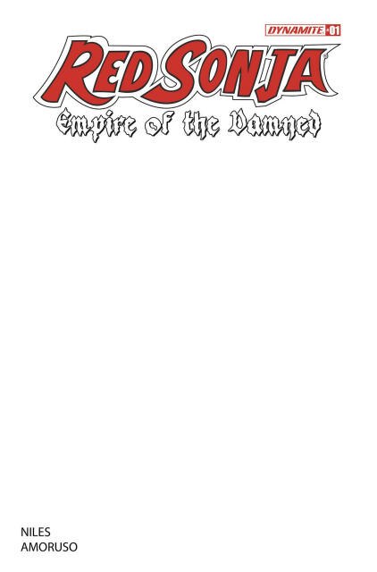 Red Sonja: Empire of the Damned #1 (Blank Authentix Cover)