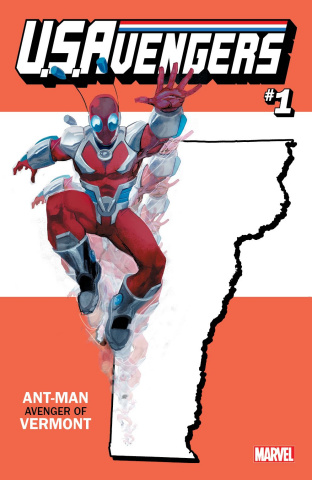 US AVENGERS #1 REIS MASSACHUSETTS STATE VARIANT NOW MARVEL 2017 1st Print