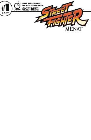 Street Fighter: Menat #1 (Blank Sketch Cover)