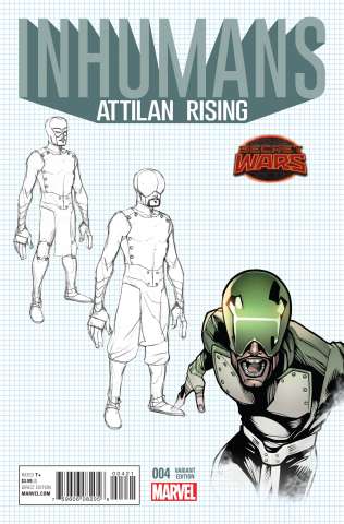 Inhumans: Attilan Rising #4 (Design Cover)