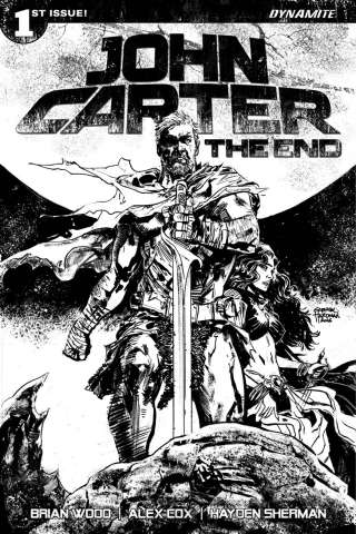 John Carter: The End #1 (30 Copy Hardman B&W Cover)