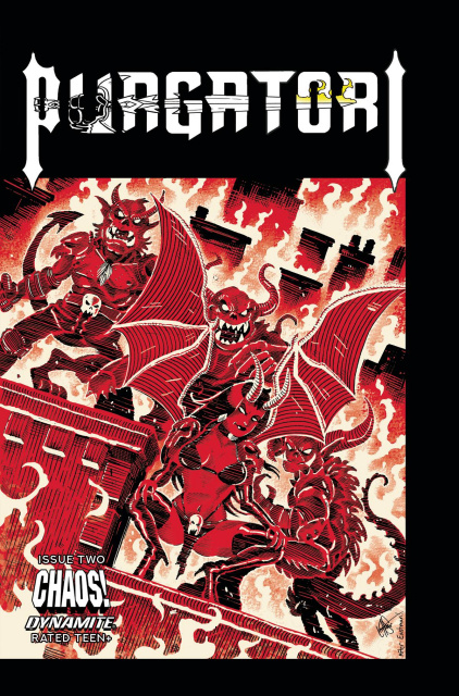 Purgatori #2 (Bonus TMNT Homage Haeser Cover)