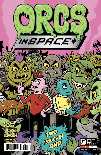 Orcs in Space 2-in-1 (Vigneault Cover)