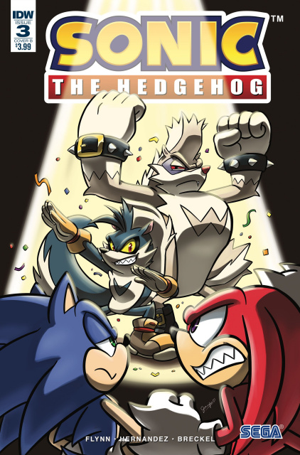 Sonic the Hedgehog #3 (Hernandez Cover)