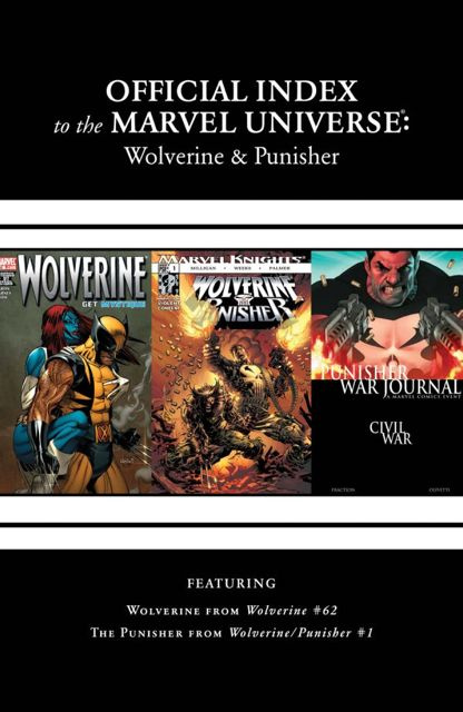 The Official Index to the Marvel Universe: Wolverine & Punisher #7
