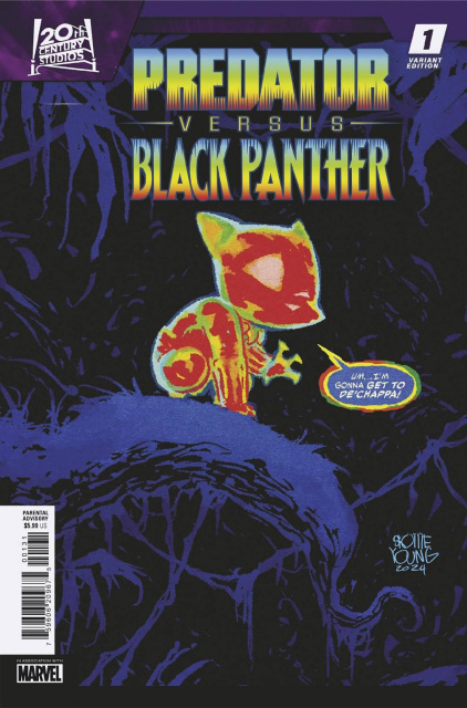 Predator vs. Black Panther #1 (Skottie Young Cover)