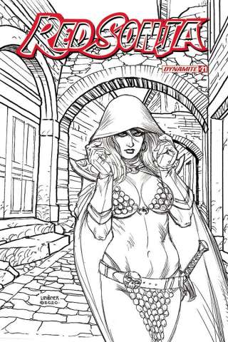 Red Sonja #21 (10 Copy Linsner B&W Cover)